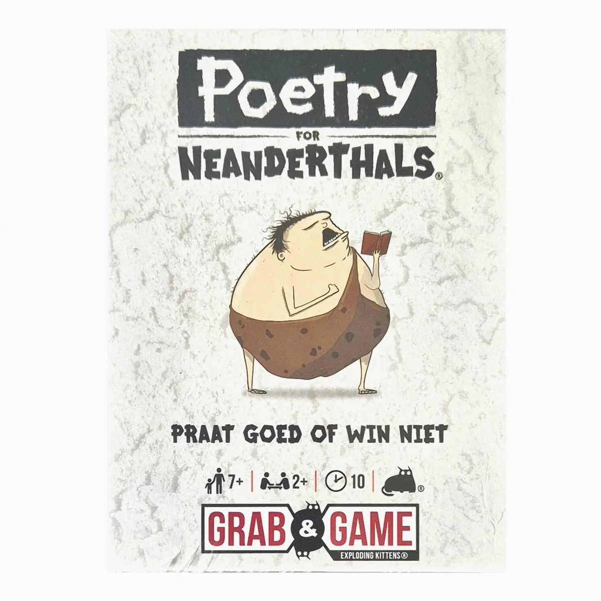 Grab & Game - Poetry for Neanderthals von Exploding Kittens – Schachtel