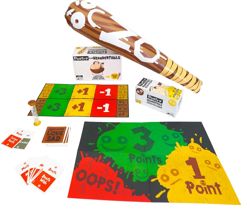 Poetry for Neanderthals 1st Expansion - Uitbreiding - Engelstalig Kaartspel from Exploding Kittens – box