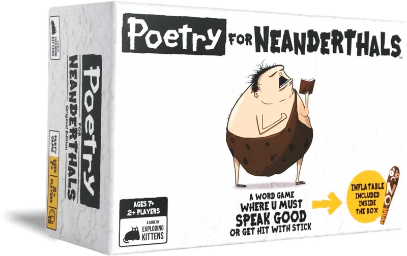 Poetry for Neanderthals - Engelstalig Kaartspel van Exploding Kittens – doos