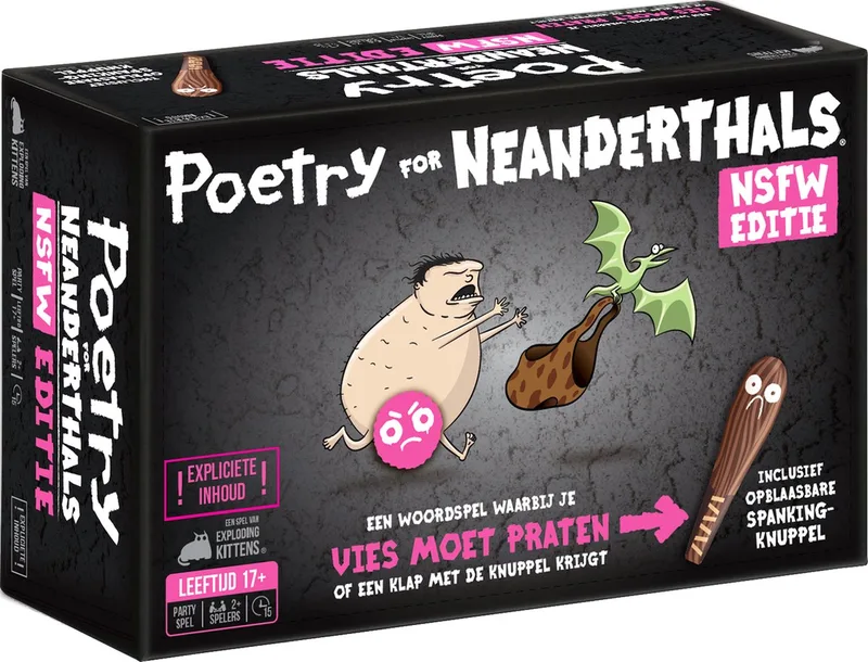 Poetry for Neanderthals NSFW - Kaartspel van Exploding Kittens – doos