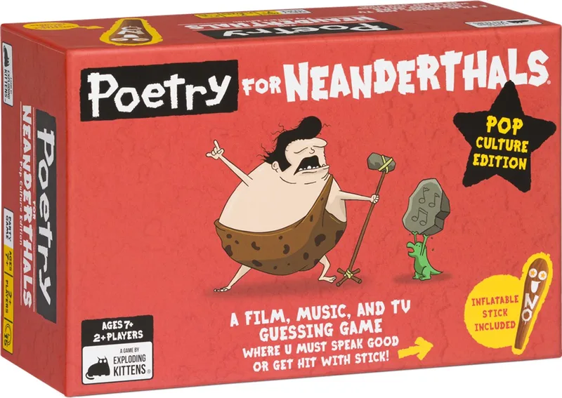 Poetry for Neanderthals Pop Culture Edition - Engelstalig Partyspel - Geschikt voor Grote Groepen - Vanaf 7 jaar - Exploding Kittens von Exploding Kittens – Schachtel