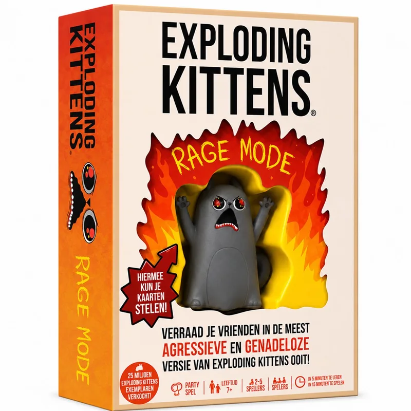 Rage Mode - Kaartspel NL de Exploding Kittens – boîte