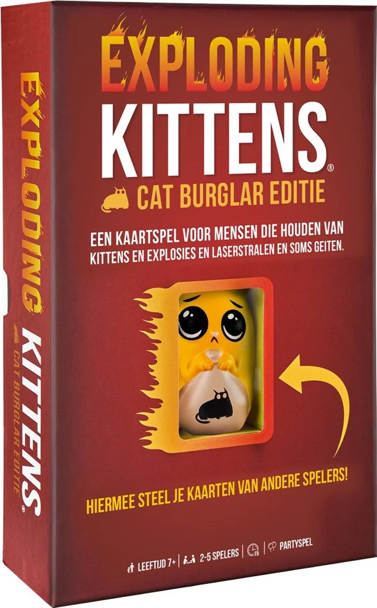 Spel - Exploding kittens - Cat burglar editie - 7+ from Exploding Kittens – box