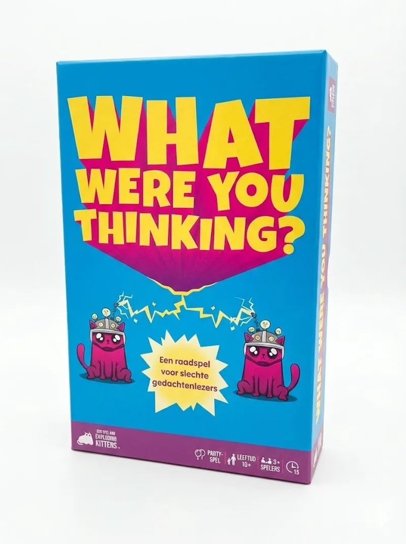 Spel - Kaartspel - What were you thinking? - 10+ van Exploding Kittens – doos