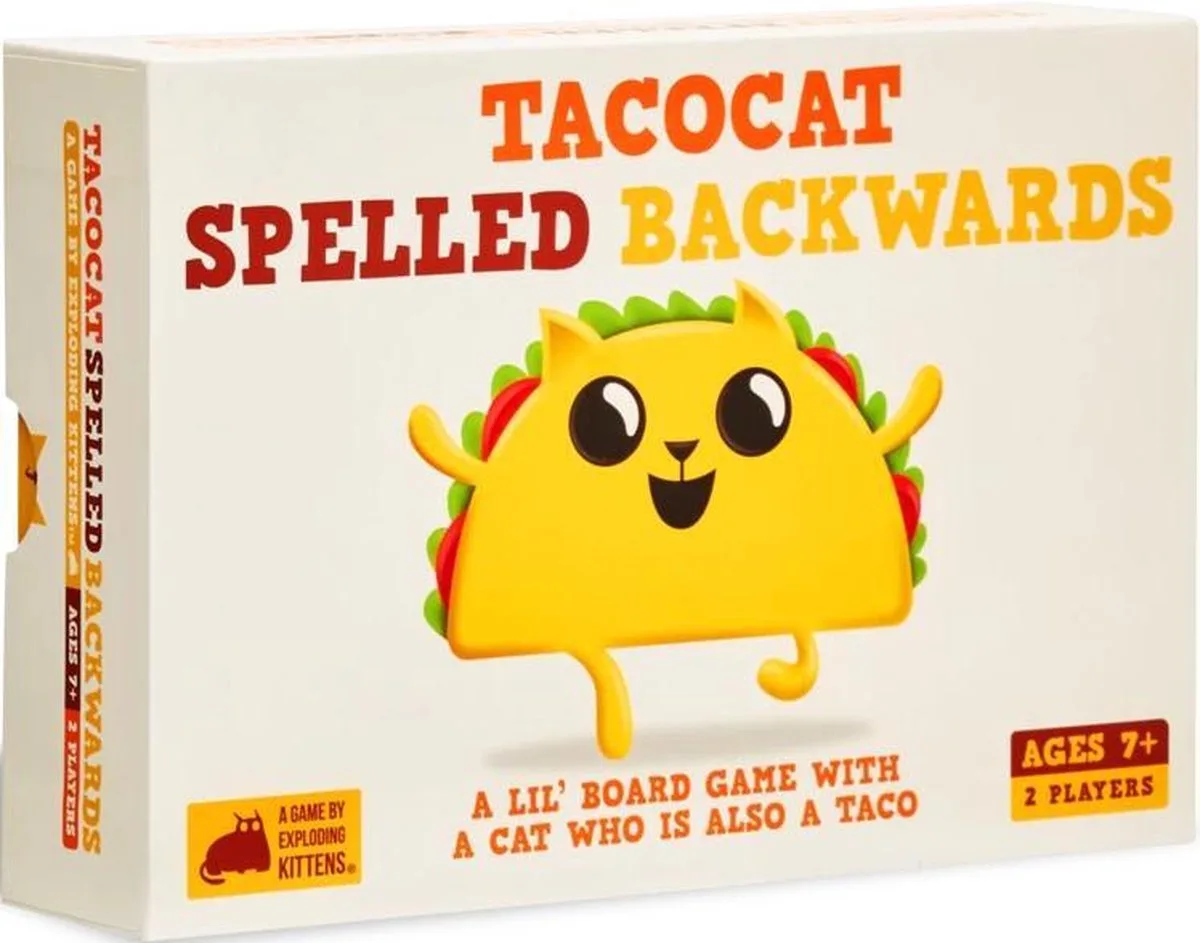 Tacocat Spelled Backwards von Exploding Kittens – Schachtel