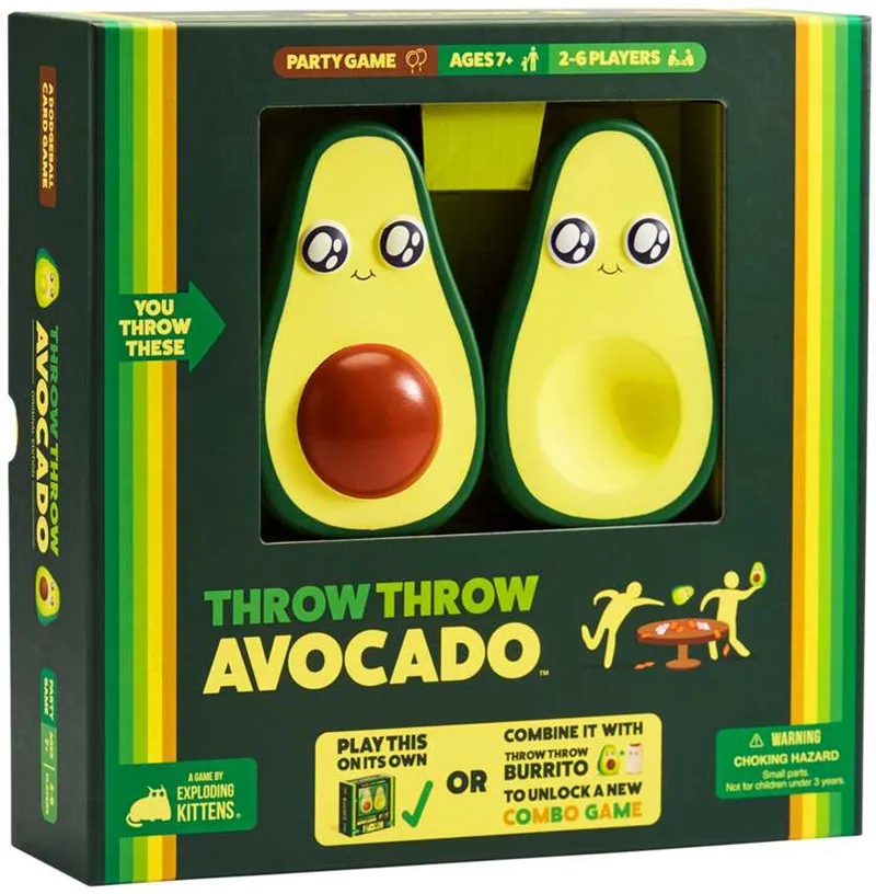 Throw Throw Avocado - Engelstalig Kaartspel de Exploding Kittens – boîte