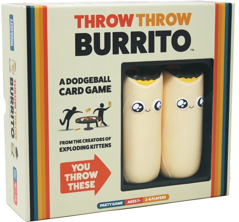 Throw Throw Burrito - Engelstalig Kaartspel de Exploding Kittens – boîte