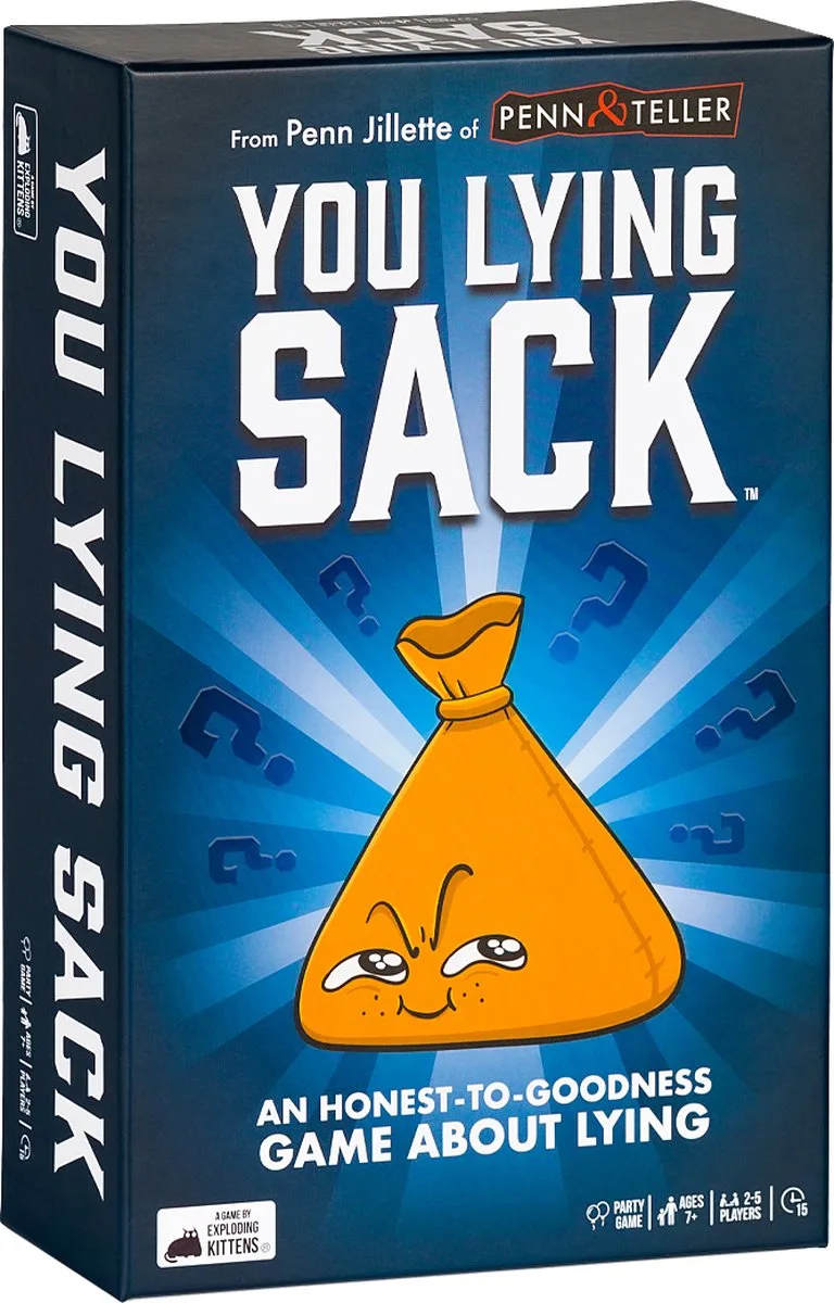 You Lying Sack - Kaartspel de Exploding Kittens – boîte