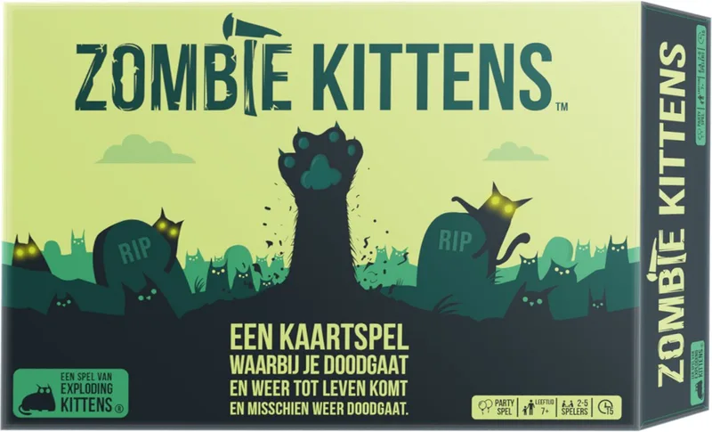Zombie Kittens - Kaartspel from Exploding Kittens – box