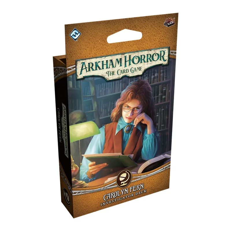 Arkham Horror The Card Game: Carolyn Fern (Investigator Deck) fra Fantasy Flight Games – æske