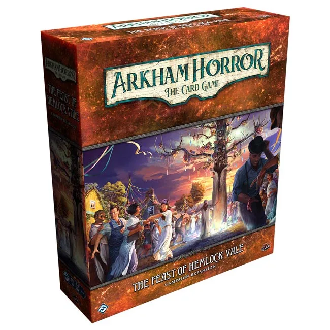 Arkham Horror The Card Game – The Feast of Hemlock Vale Campaign Expansion fra Fantasy Flight Games – æske