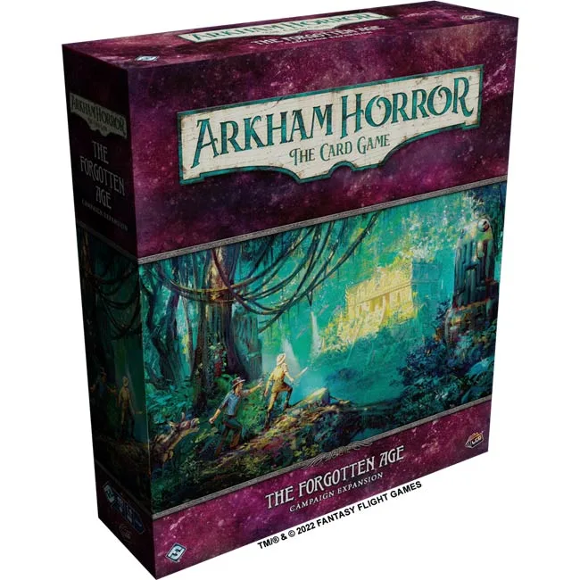 Arkham Horror The Card Game: The Forgotten Age Campaign expansion fra Fantasy Flight Games – æske