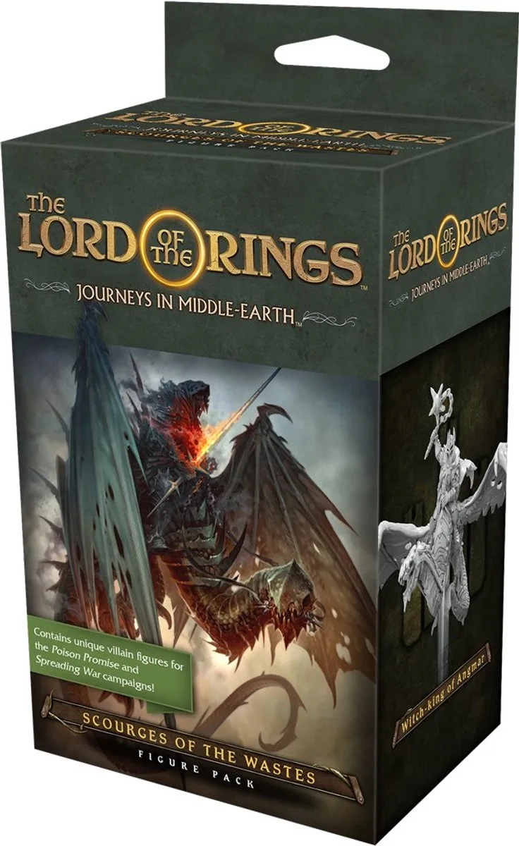Lord of the Rings Journeys in Middle Earth: Scourges of the Wast uitbreiding (ENG) de Fantasy Flight Games – boîte