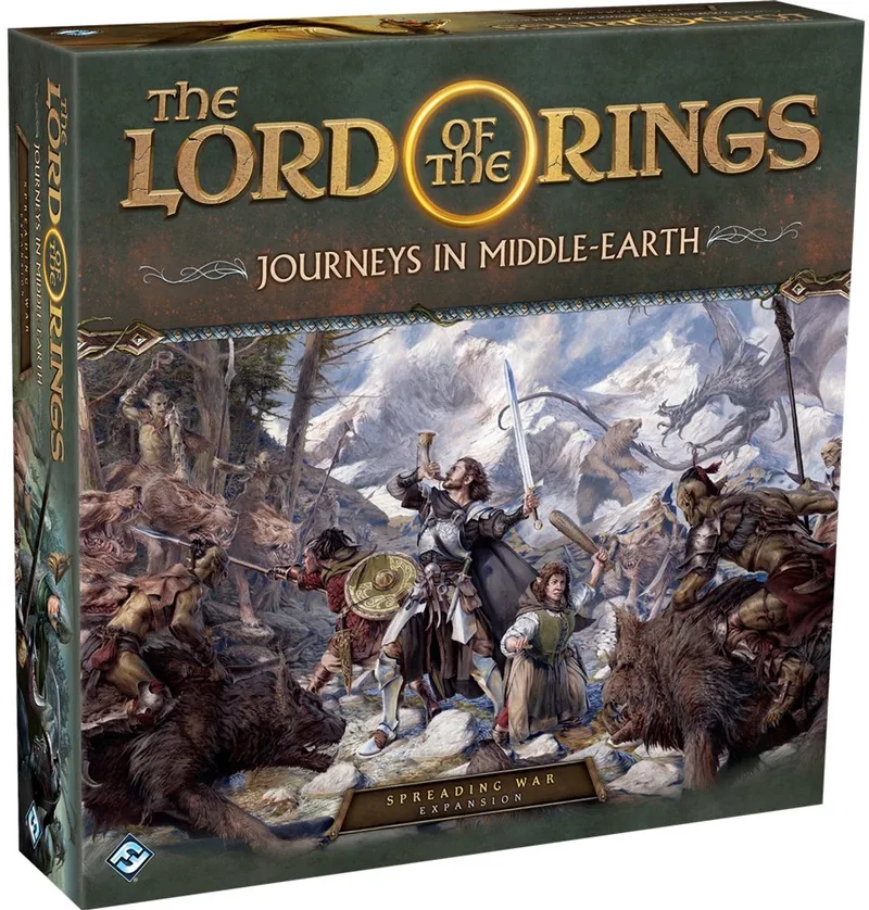 Lord of the Rings Journeys in Middle Earth: Spreading War uitbreiding (ENG) från Fantasy Flight Games – kartong