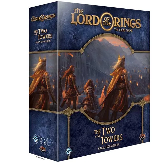 Lord of the Rings LCG The Two Towers Saga Expansion de Fantasy Flight Games – boîte