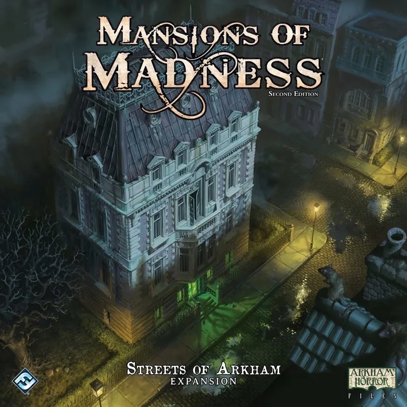 Mansions of Madness 2nd Streets of Arkham uitbreiding (ENG) van Fantasy Flight Games – doos