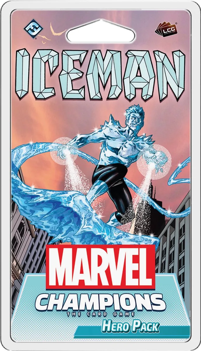 Marvel Champions LCG Iceman Hero Pack uitbreiding (ENG) from Fantasy Flight Games – box