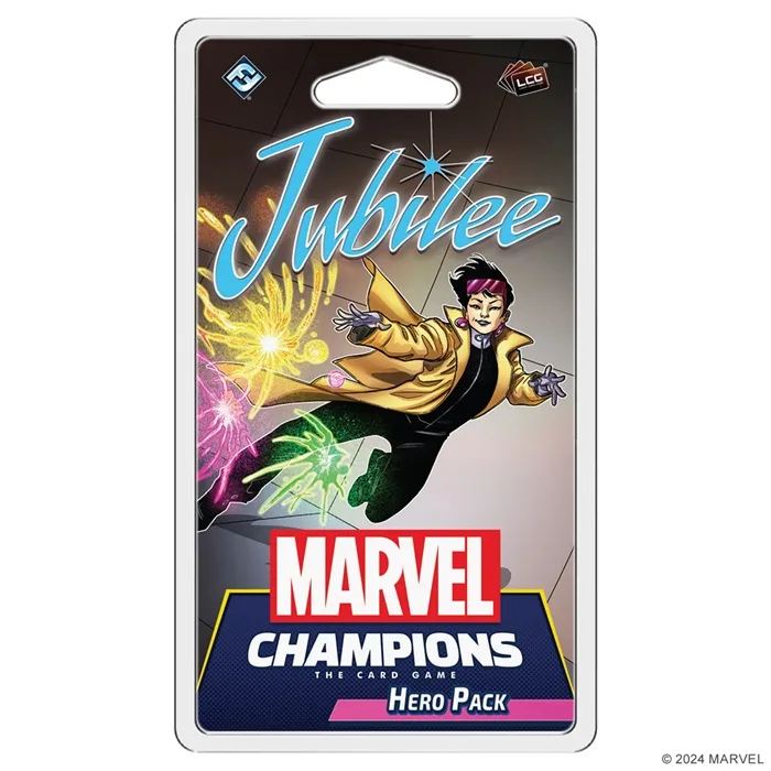 Marvel Champions: The Card Game – Jubilee (Hero Pack) from Fantasy Flight Games – box