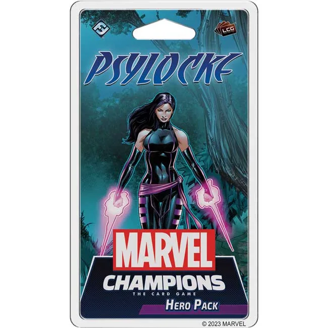 Marvel Champions: The Card Game – Psylocke (Hero Pack) from Fantasy Flight Games – box