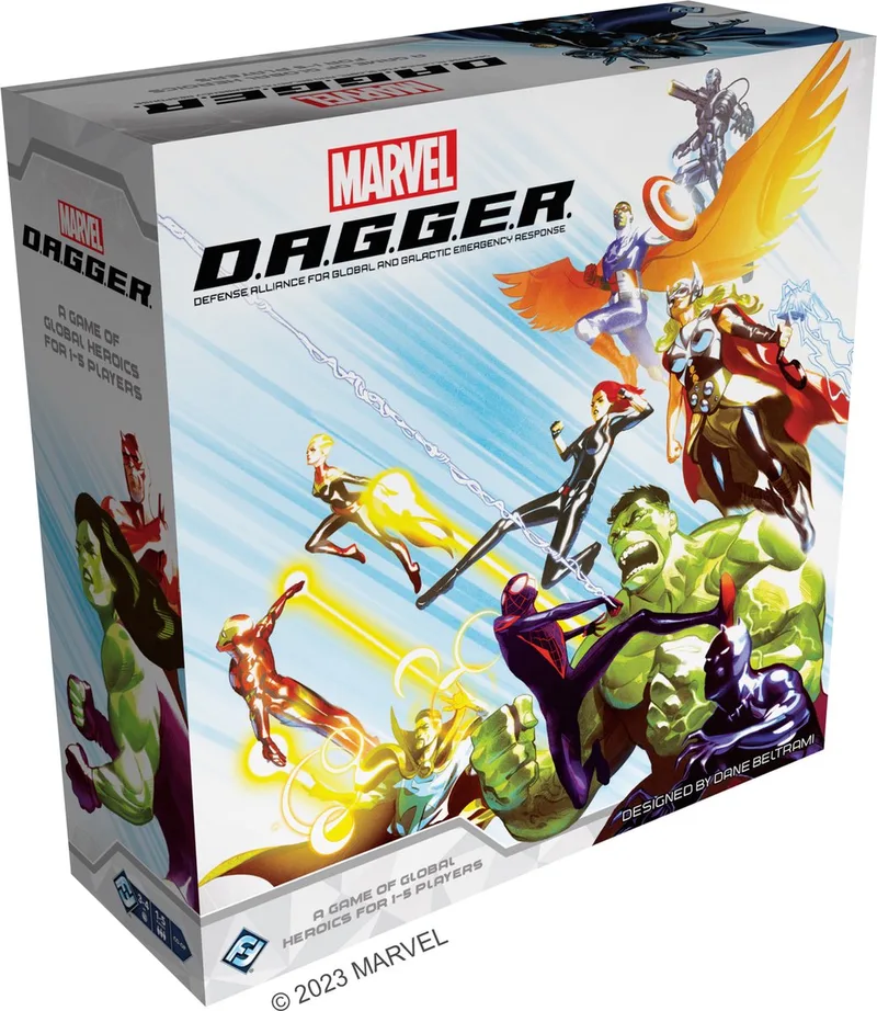 Marvel D.A.G.G.E.R. - Bordspel fra Fantasy Flight Games – æske