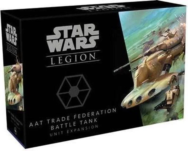 Star Wars Legion AAT Trade Federation Repulsor Tank - Onbeschilderd miniatuur fra Fantasy Flight Games – æske
