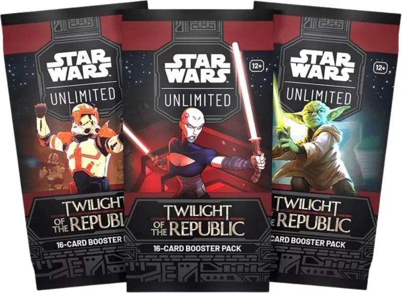 Star Wars Unlimited Twilight of the Republic Booster Pack. fra Fantasy Flight Games, Meerkleurig-udgave – æske