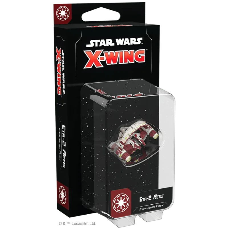 Star Wars: X-Wing Second Edition - Eta-2 Actis Expansion Pack fra Fantasy Flight Games – æske