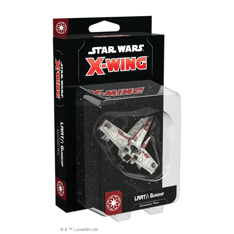 Star Wars: X-Wing Second Edition - LAAT/i Gunship Expansion Pack de Fantasy Flight Games – boîte