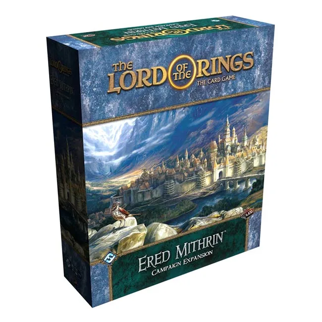 The Lord of the Rings LCG – Ered Mithrin Campaign Expansion from Fantasy Flight Games – box