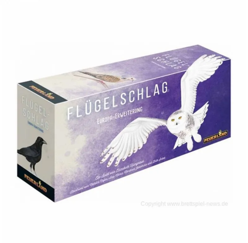 Spiel, Flügelschlag - Europa-Erweiterung (Erweiterung) - deutsch fra Feuerland Spiele – æske