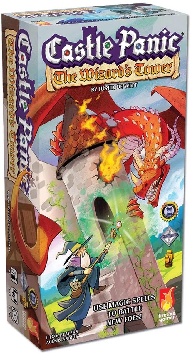 Castle Panic: The Wizard's Tower Expansion (Second Edition) de Fireside Games – boîte