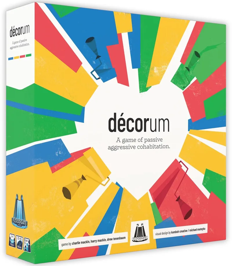 Décorum - Bordspel - Samen Decoreren & Verborgen Informatie - Engelstalig - Floodgate Games from Floodgate Games – box