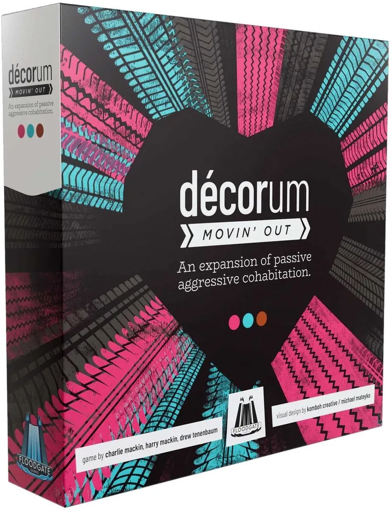 Décorum Movin Out Expansion - Bordspel Uitbreiding - Engels de Floodgate Games – boîte
