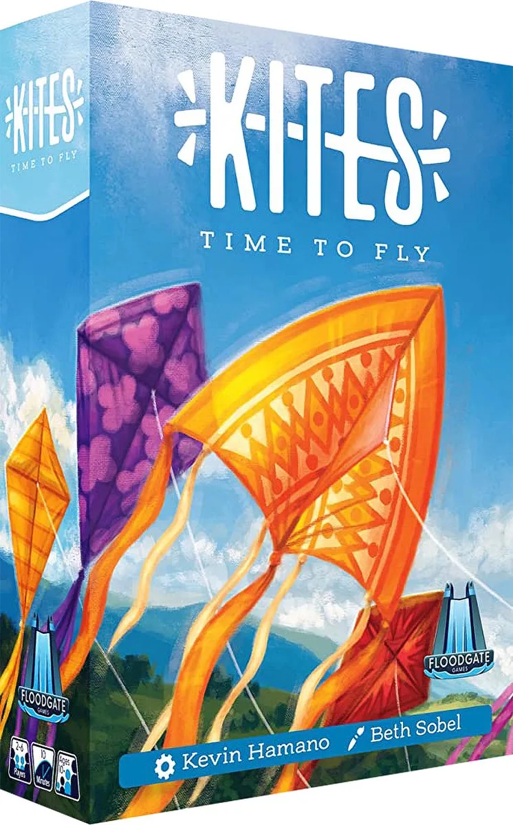 Kites - Nederlandstalig Kaartspel - Behendigheidsspel de Floodgate Games – boîte