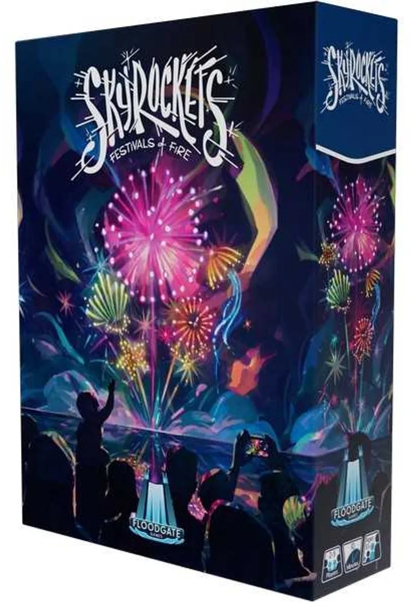Skyrockets - Festivals of Fire - Kaartspel - Gezelschapsspel - Magisch Vuurwerk - Partyspel - Engelstalig - Floodgate Games de Floodgate Games – boîte