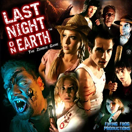 Last night on Earth - the Zombie Game fra Flying Frog Productions – æske