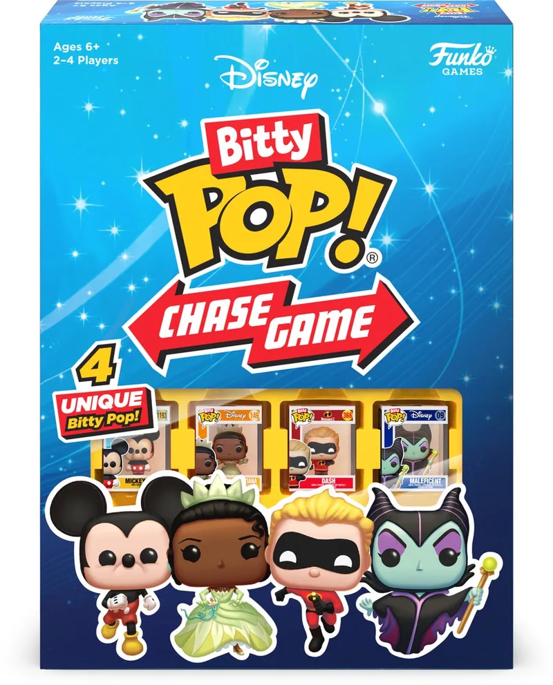Bitty Pop! Chase Game Disney - Bordspel - Met unieke Disney Funko Pops! - Engelstalig! de Funko Games – boîte
