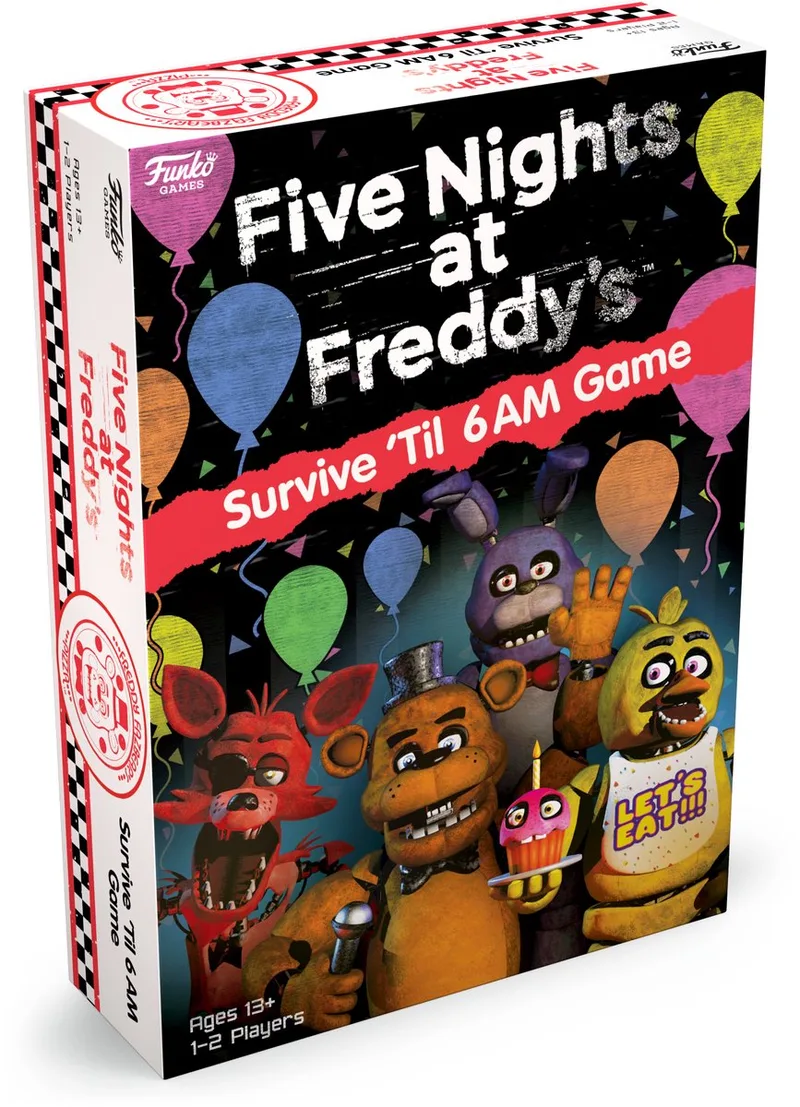 Five Nights at Freddy's - Survive 'Til 6AM Game - Bordspel - Coöperatief spel de Funko Games – boîte