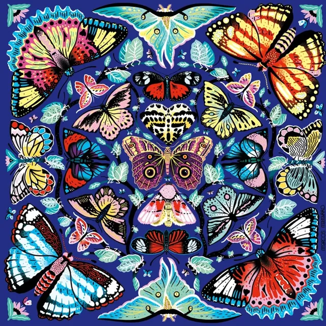 Puzzle Kaleido-Papillons - Puzzle Familial de 500 Pièces - 500 à 999 pièces