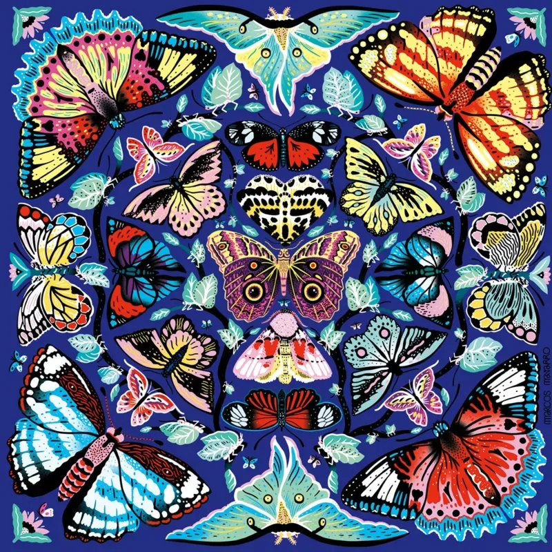 Puzzle Kaleido-Papillons - Puzzle Familial de 500 Pièces - 500 à 999 pièces from Galison – box