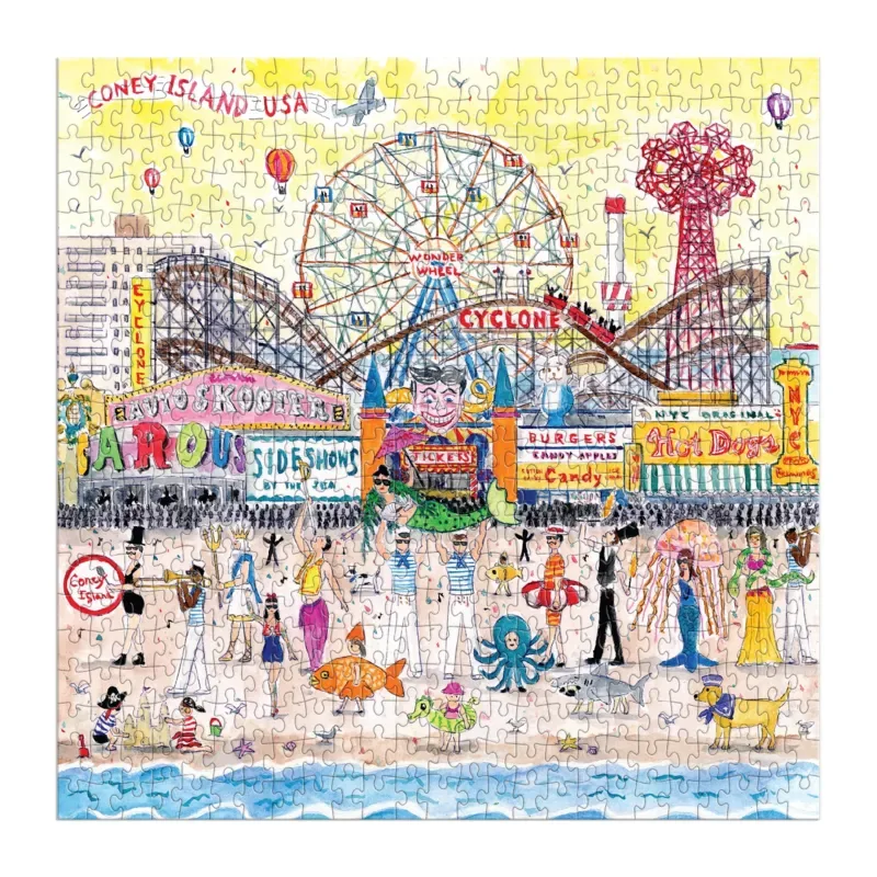 Puzzle L'Été au Parc d'Attractions - Puzzle 500 Pièces - 5000 pièces de Galison – boîte