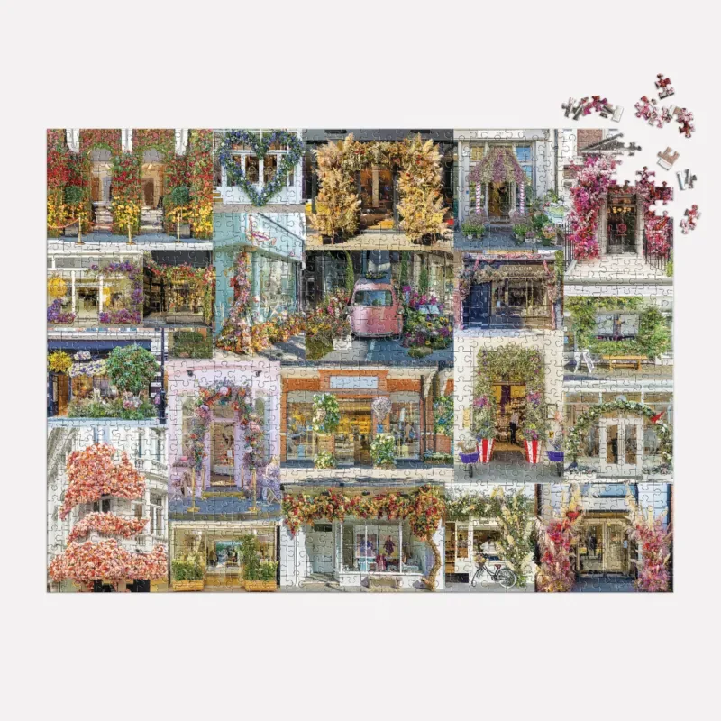 Puzzle Londres en Fleurs - Puzzle 1000 Pièces - 1000 pièces de Galison – boîte