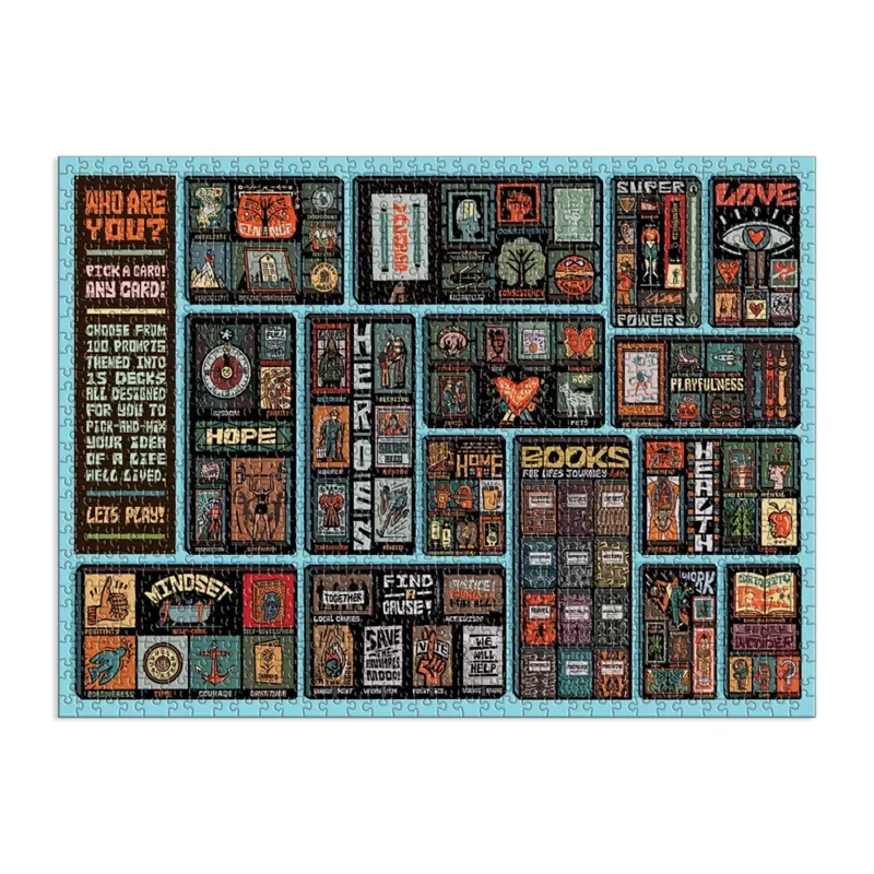 Puzzle Qui Es-Tu? Puzzle de 1000 Pièces - 1000 pièces van Galison – doos