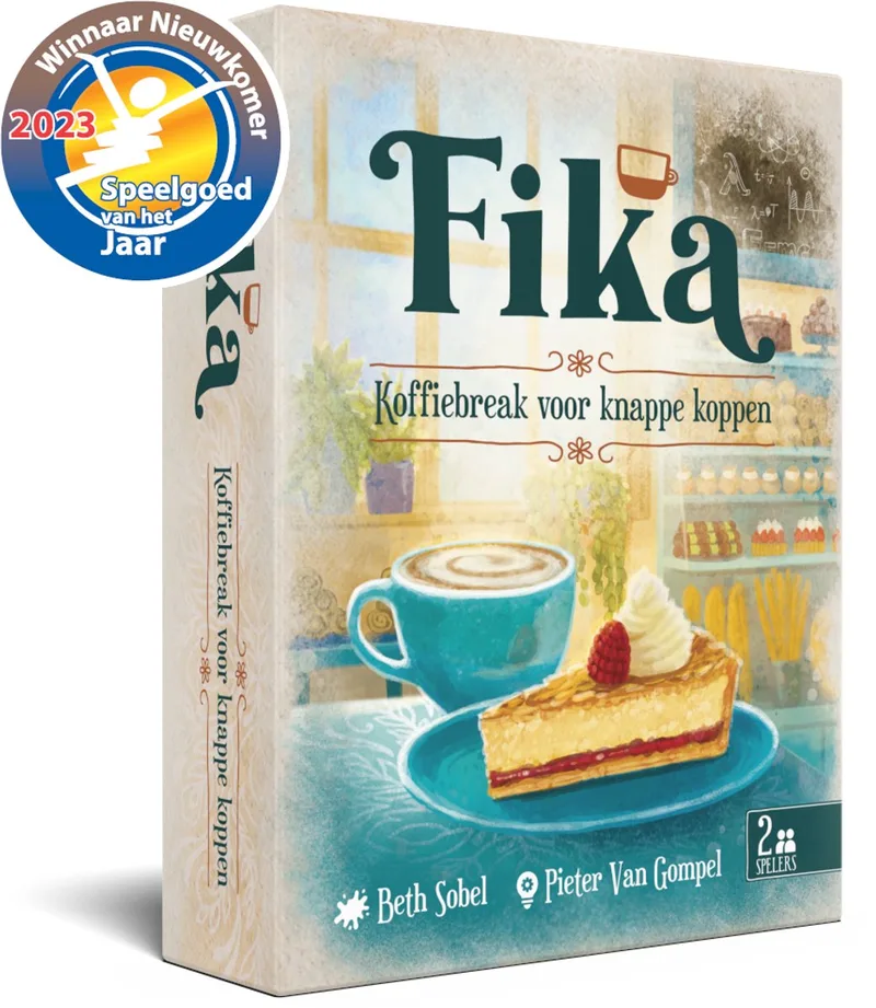 Fika - Kaartspel voor 2 personen - Geïllustreerd door Beth Sobel - Speelgoed van het Jaar 2023 van Gam'inBIZ – doos