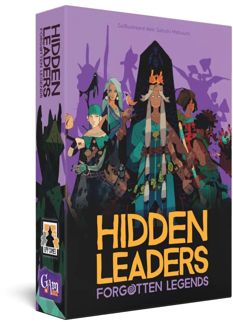 Hidden Leaders: Forgotten Legends - Uitbreiding op Hidden Leaders - 2 tot 6 spelers van Gam'inBIZ – doos