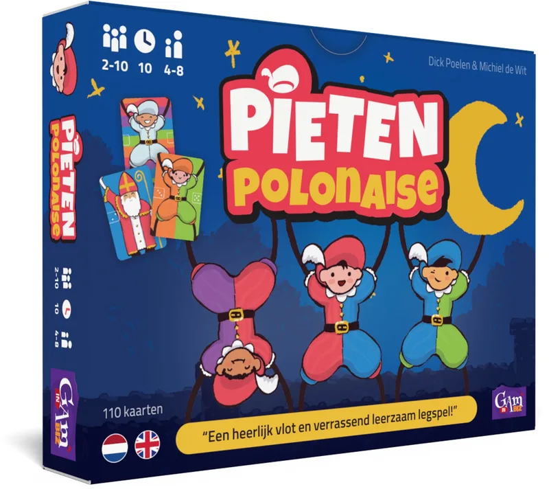 Pietenpolonaise - Spel met Sinterklaas en pieten - Voor kinderen - Stimuleert executieve vaardigheden from Gam'inBIZ – box