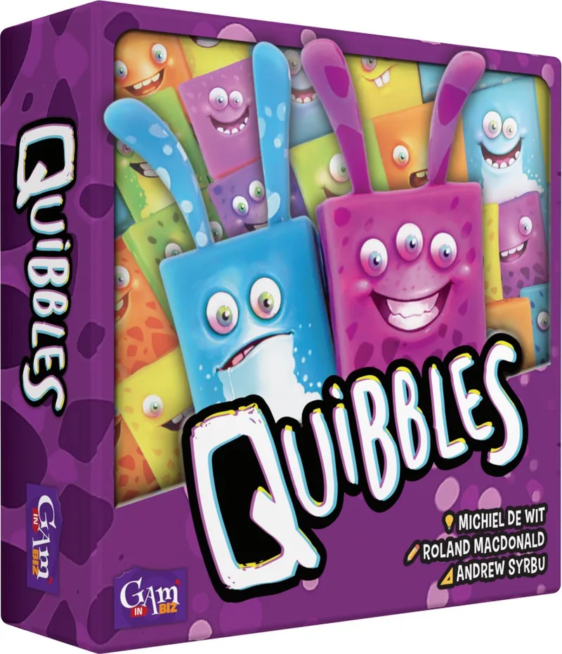 Quibbles - Kaartspel voor 1 tot 5 spelers - Spelletjes voor kinderen - NL/EN/FR/DE van Gam'inBIZ – doos