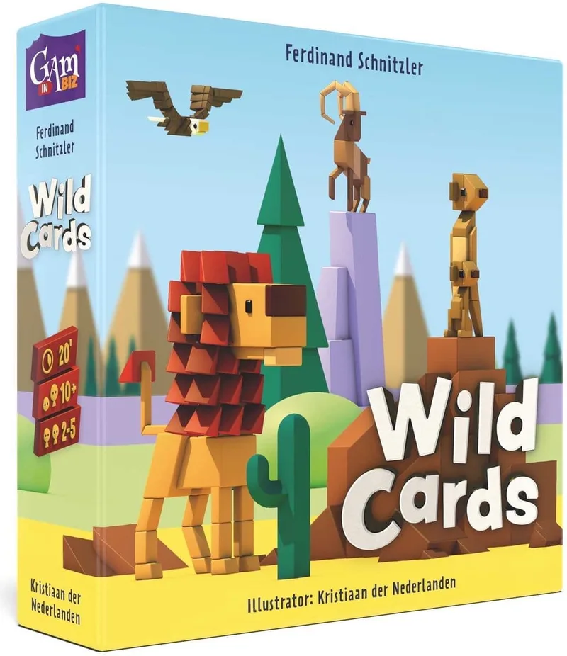 Wild Cards - Kaartspel - Van de makers van CuBirds en CuboSaurus von Gam'inBIZ – Schachtel