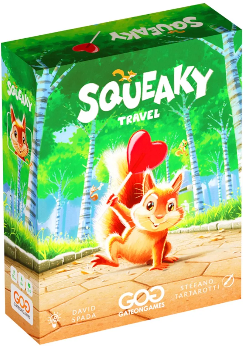 Squeaky Travel EN from Gateon Games – box