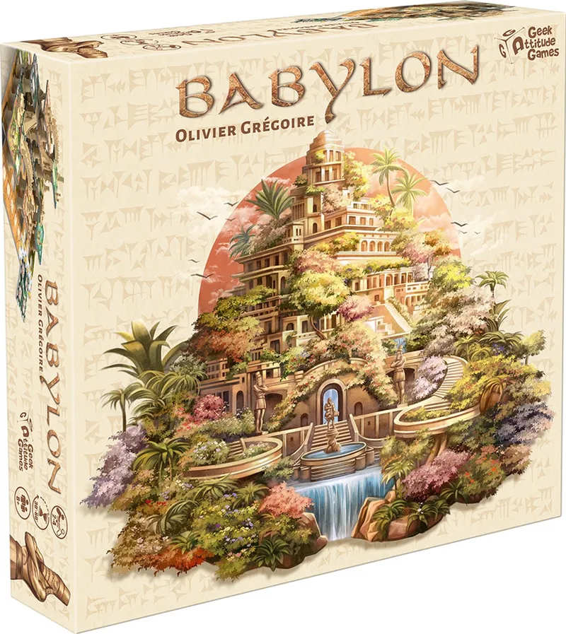 BABYLON - Geronimo Games - Geek Attitude Games - VANAF 8 JAAR - VAN 2 TOT 4 SPELERS - BORDSPEL fra Geronimo Games – æske